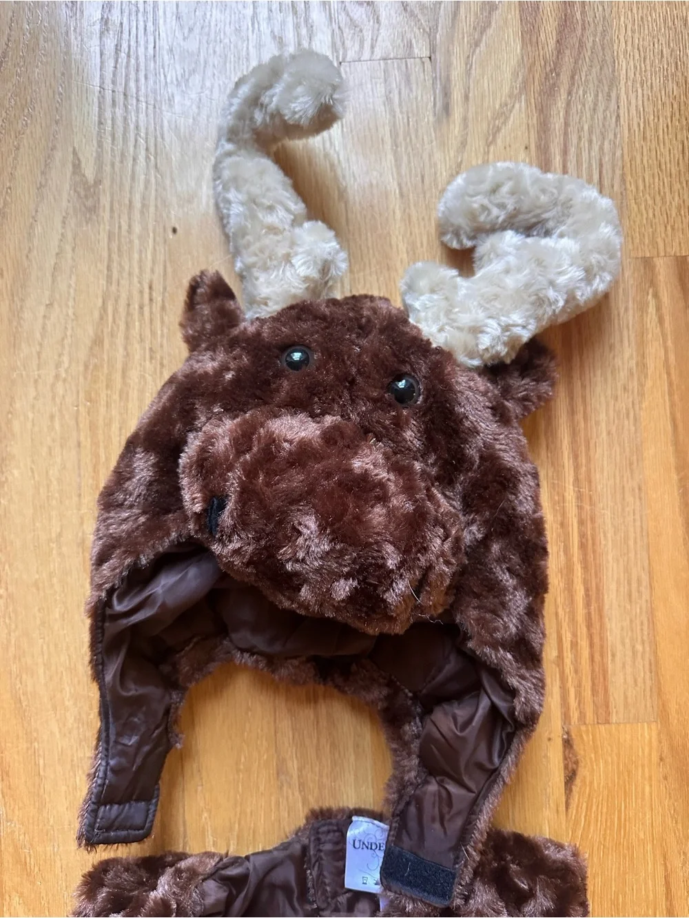 Underwraps Kids Moose Halloween Costume Brown Plush Size Large